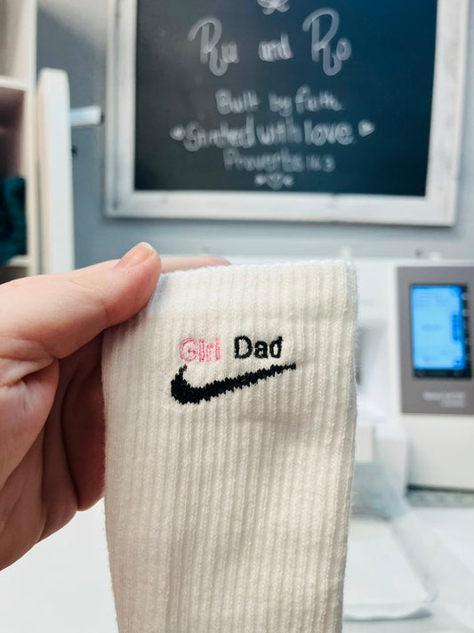 Custom Dad Nike Socks