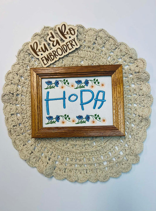 Child's Frameable Handwriting