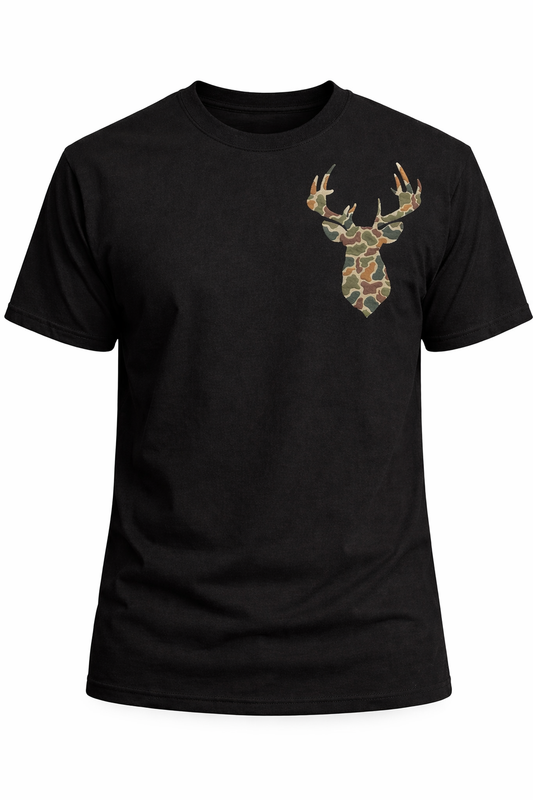 Camo Deer Pocket Tee