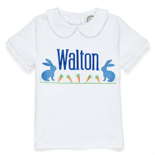 Easter Bunny W/Carrots Peter Pan Collar